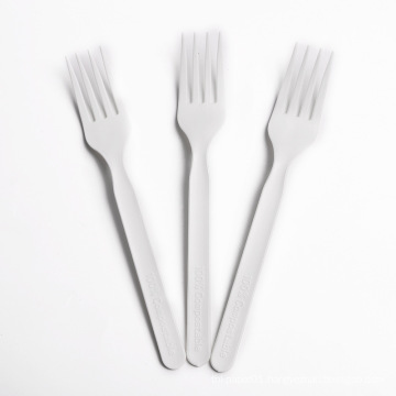 Hot sales Composable Biodegradable CPLA Fork 7"  in USA/European Market